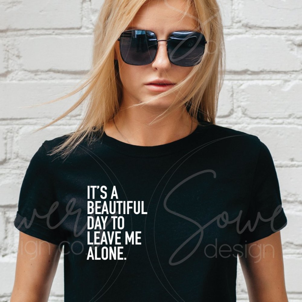 LEAVE ME ALONE Graphic Tee | Women's